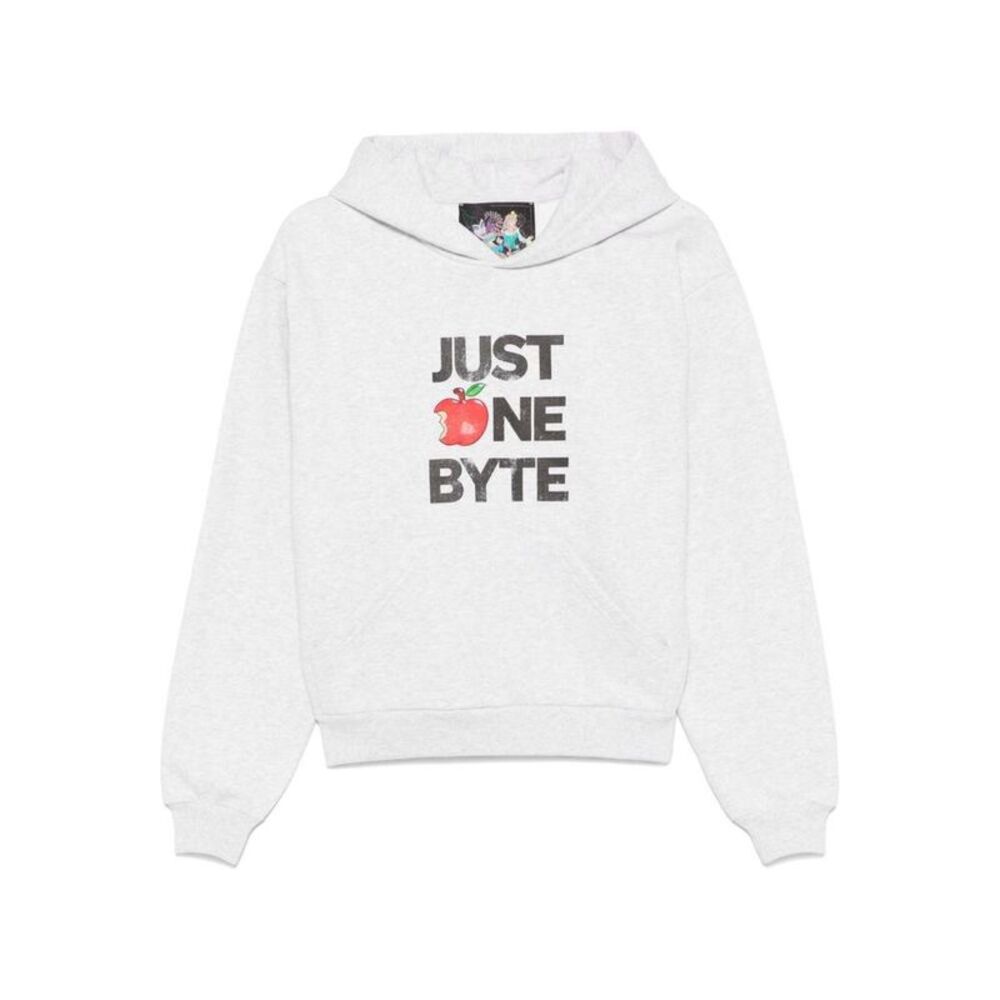 COPERNI Just One Byte Graphic Hoodie Women GREY Sweaters & Knitwear